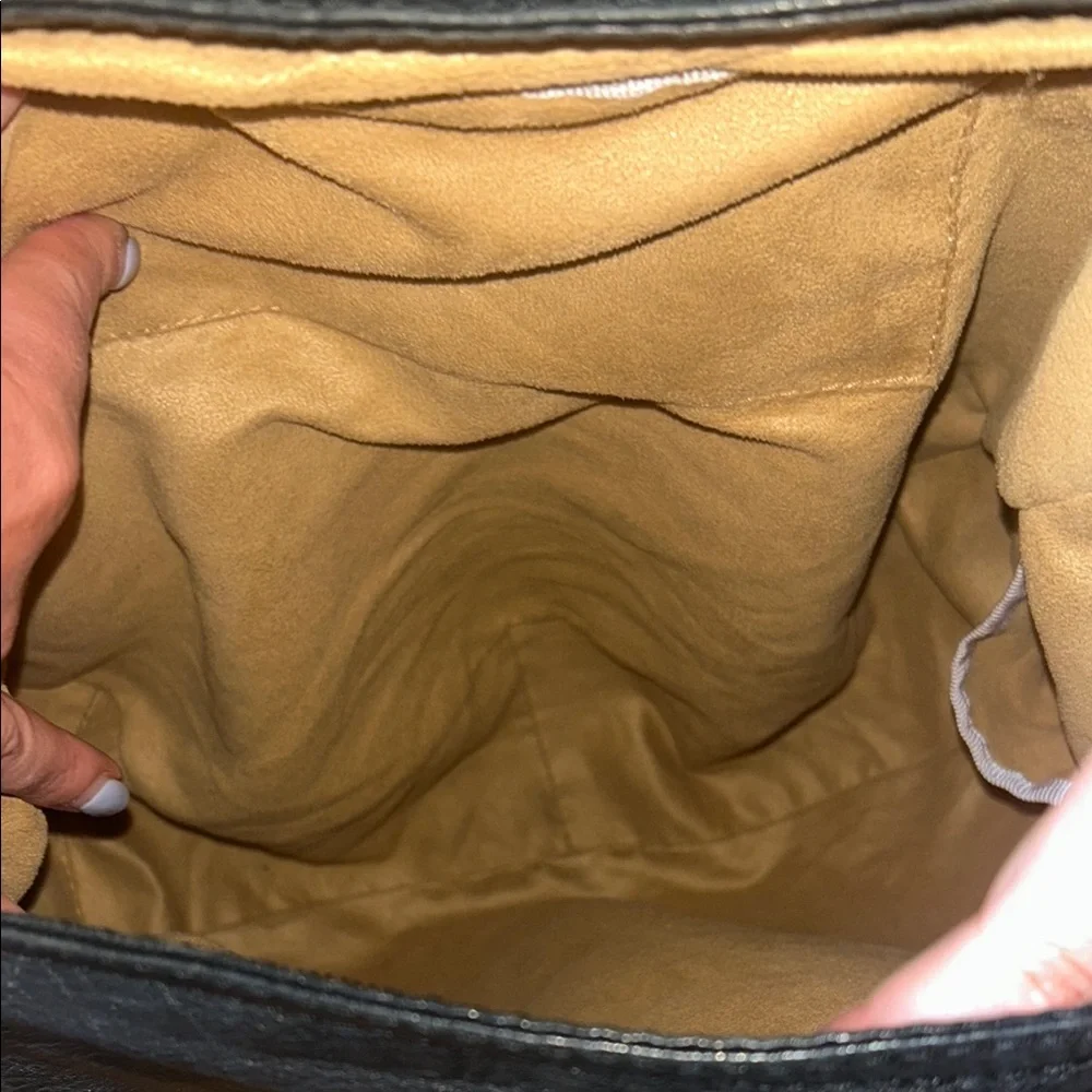 Jimmy Choo Authentic‎ Sky Black Leather Hobo